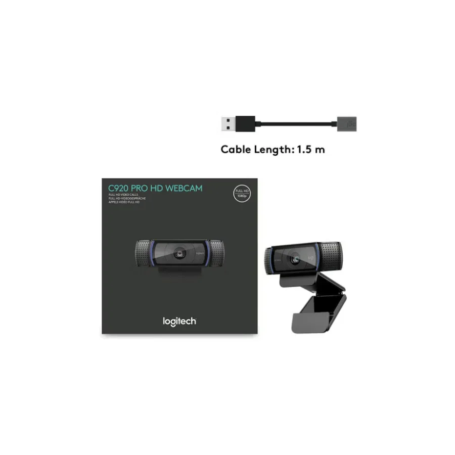 Logitech Webcam C920 Made with PosterMyWall 2