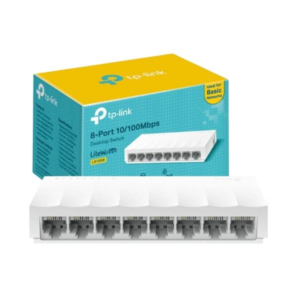 TP-LINK LS1008 8-Port 10/100Mbps Desktop Switch