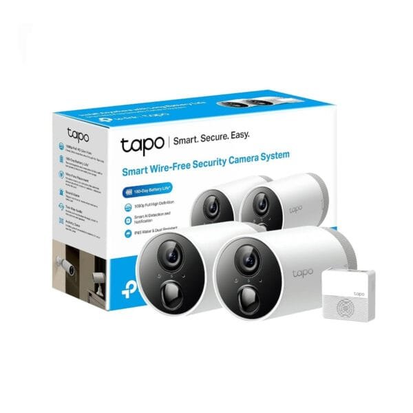 TAPO C400S2 Smart Wire-Free Security Camera System - 2 Camera