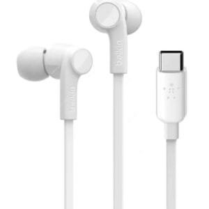 Belkin SoundForm Headphones with USB-C Connector White