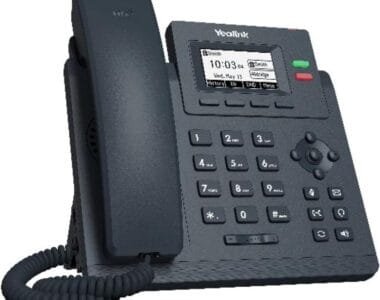 Yealink SIP T31G Entry Level HD Gigabit IP Corded Phone Black