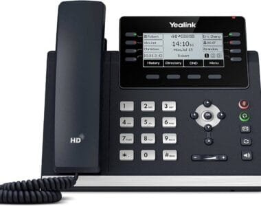 Yealink IP Telefon SIP-T43U PoE Business, 12 VoIP Accounts Black