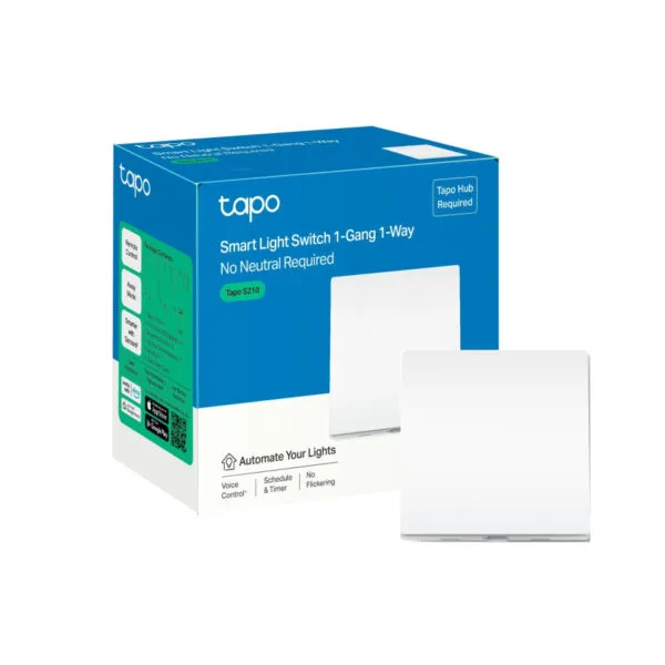 TAPO S210 Smart Light Switch 1 Gang 1 Way